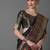 black black & red woven design silk blend banarasi saree