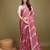 pink striped tie & dye gotta patti sequinned saree