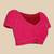 pink woven design solid saree