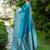 blue woven design ethnic motifs zari saree