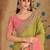 multicolor embellished embroidered tissue heavy work saree