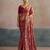 rose women abstract printed pure chiffon sarees