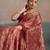 rose women abstract printed pure chiffon sarees