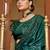 green green embellished embroidered organza saree