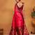 Pink pink woven design banarasi saree