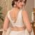 Beige silk blend sleeveless plain stylish saree blouse ready to wear
