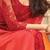 orange women ombre embellished sequinned saree