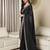 black sequinned satin ready to wear saree