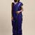 navy_blue navy blue sequinned ruffles saree