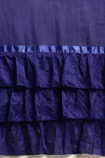navy_blue navy blue sequinned ruffles saree