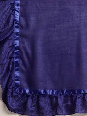 navy_blue navy blue sequinned ruffles saree 4