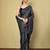 navy_blue embellished sequinned poly georgette saree