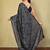 navy_blue embellished sequinned poly georgette saree
