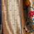 Purple ethnic motifs woven design banarasi saree