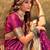 magenta magenta ethnic motifs woven design zari paithani jacquard saree