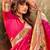 pink pink ethnic motifs woven design zari jacquard paithani saree