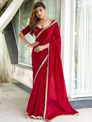 Beige floral woven design saree 1