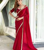 Beige floral woven design saree
