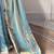 blue sequinned border tissue saree with unstitched blouse piece