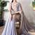 lavender sequinned tissue saree