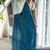 Blue blue & green printed poly georgette bandhani saree