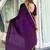 pink women embellished satin saree with unstitched blouse