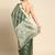 green woven design zari organza kanjeevaram saree