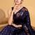 navy_blue floral zari banarasi saree
