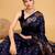 navy_blue floral zari banarasi saree