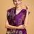 purple ethnic motifs woven design banarasi saree