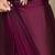 magenta satin ready to wear saree