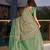 green ethnic motifs woven design saree