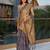 purple purple ethnic motifs woven design saree
