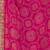 pink pink printed poly georgette half and half  bandhani saree