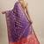 Red red zari silk blend paithani saree