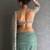 sea_green embellished embroidered net saree with unstitched blouse piece