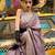 mauve mauve ethnic motifs woven design banarasi saree