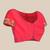 red red zari silk blend paithani saree