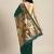 green green zari silk blend paithani saree