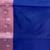 Blue floral zari booti semi kataan silk banarasi saree