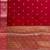 Maroon floral zari booti semi kataan silk banarasi saree