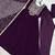 Purple sequence jari work fox georgette anarkali suit with dupatta & pant
