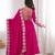 Rani roman silk readymade anarkali suit with embroidery & sequence work