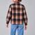 Women green check flannel shirt