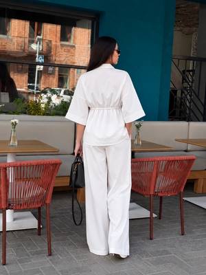 White solid co-ords set 2