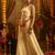 Stunning Cream Mirror Work Georgette Navratri Crop Top With Palazzo