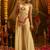 Stunning Cream Mirror Work Georgette Navratri Crop Top With Palazzo
