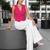 Women hot pink waistcoat