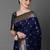 navy_blue ethnic motifs woven design zari banarasi saree
