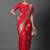red red & silver-coloured ethnic motifs zari woven design silk blend banarasi saree